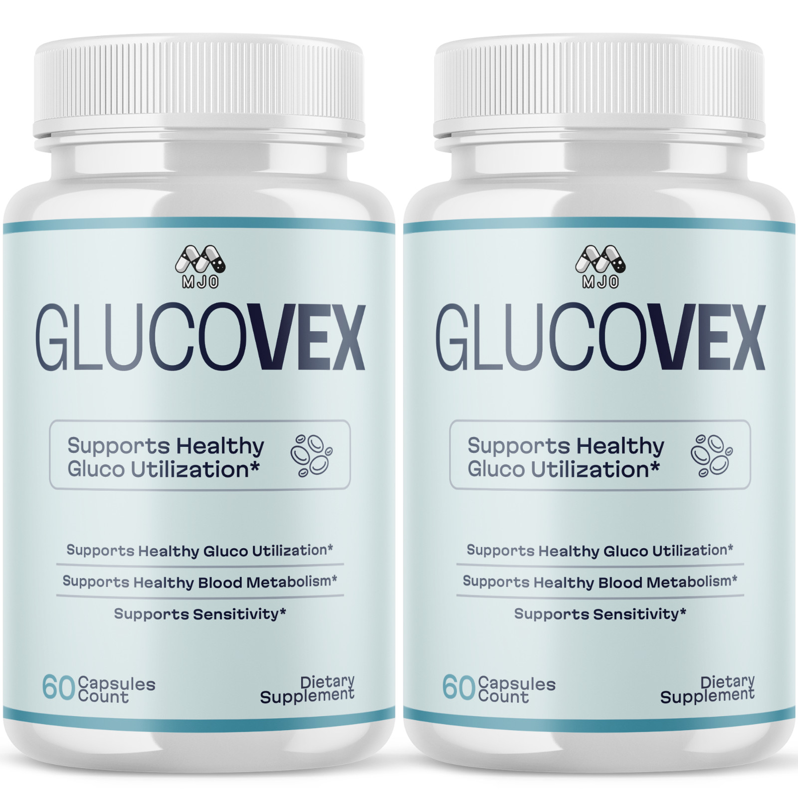 (2 Pack) Glucovex Advanced Support Blood Supplement Formula Gluco Vex 120 Caps