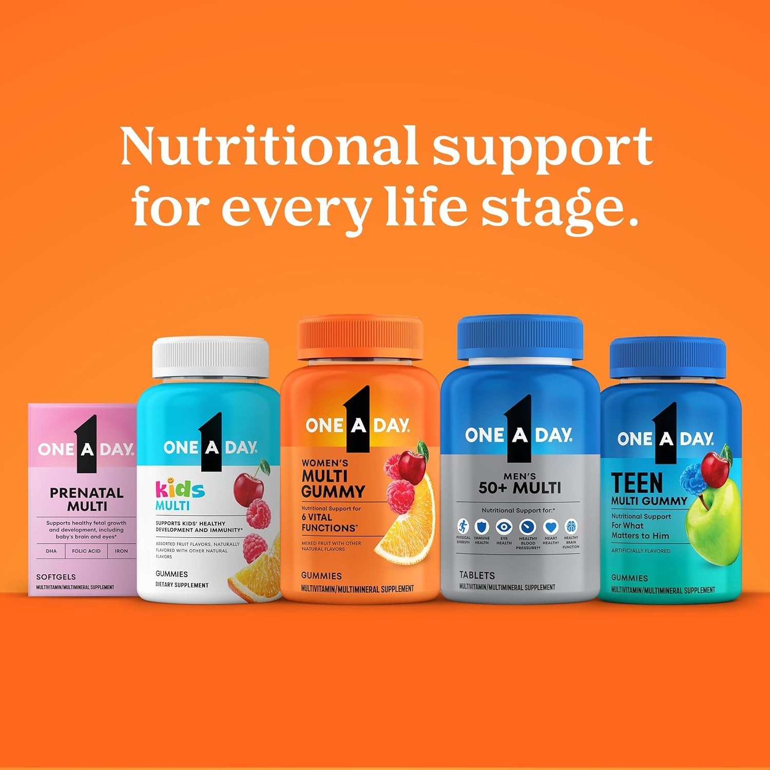 One A Day Men’s 50+ Healthy Advantage Multivitamin, Multivitamin for Men with Vi