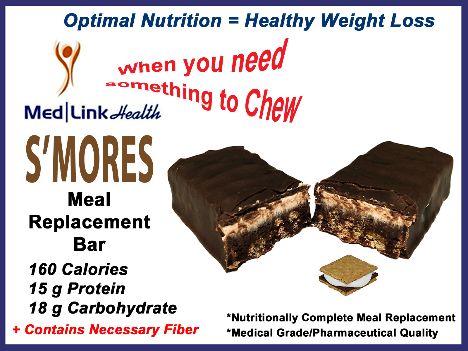 SMORES BAR | 1 Case | SIMILAR TO Optifast 800