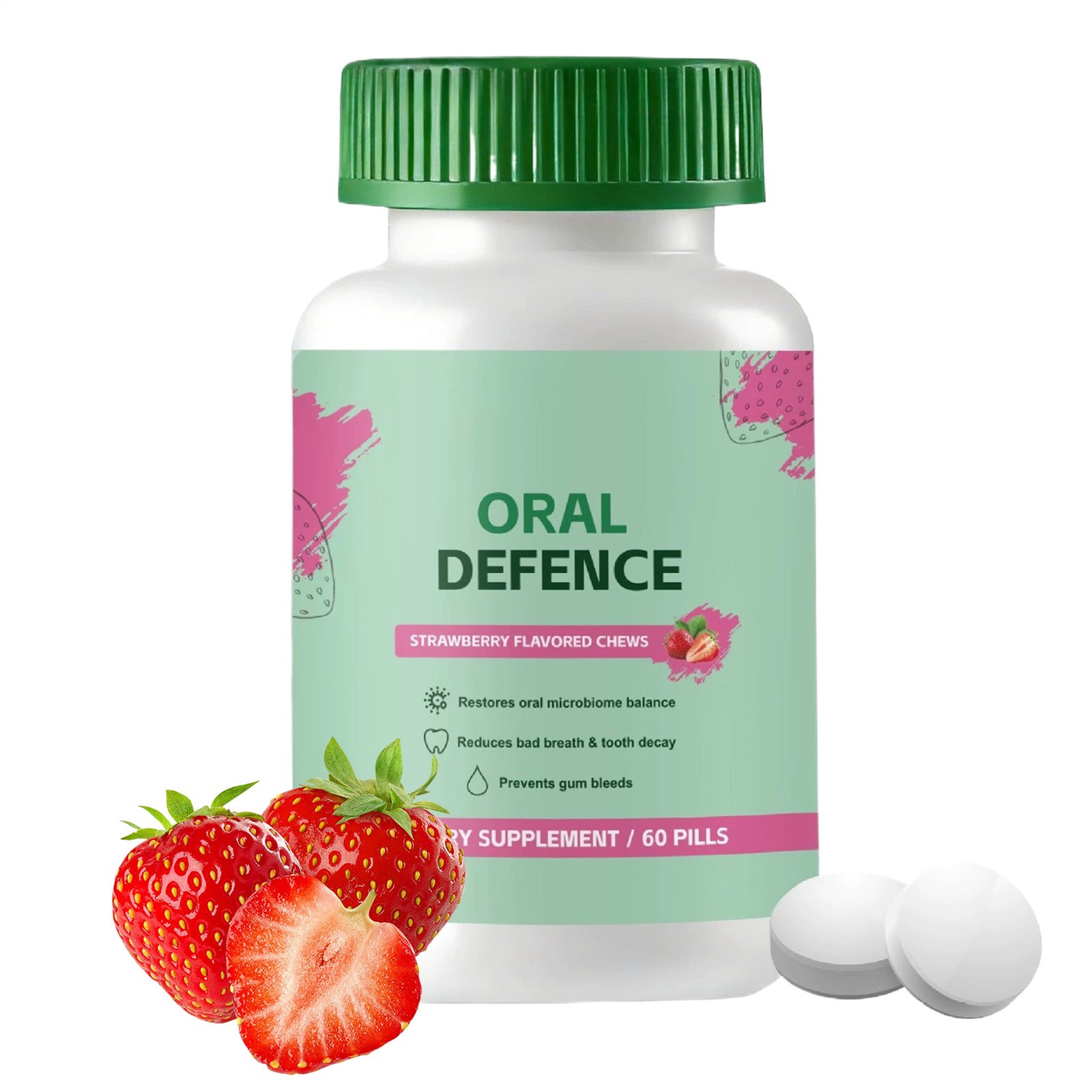 Oracare Oral Defence – Oral Probiotics Supplement for latest Breath, Teeth