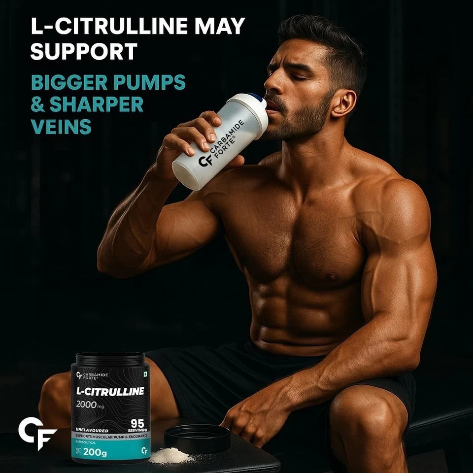 Carbamide Forte L Citrulline PowderPre Workout Supplement For Men & Women 2000mg