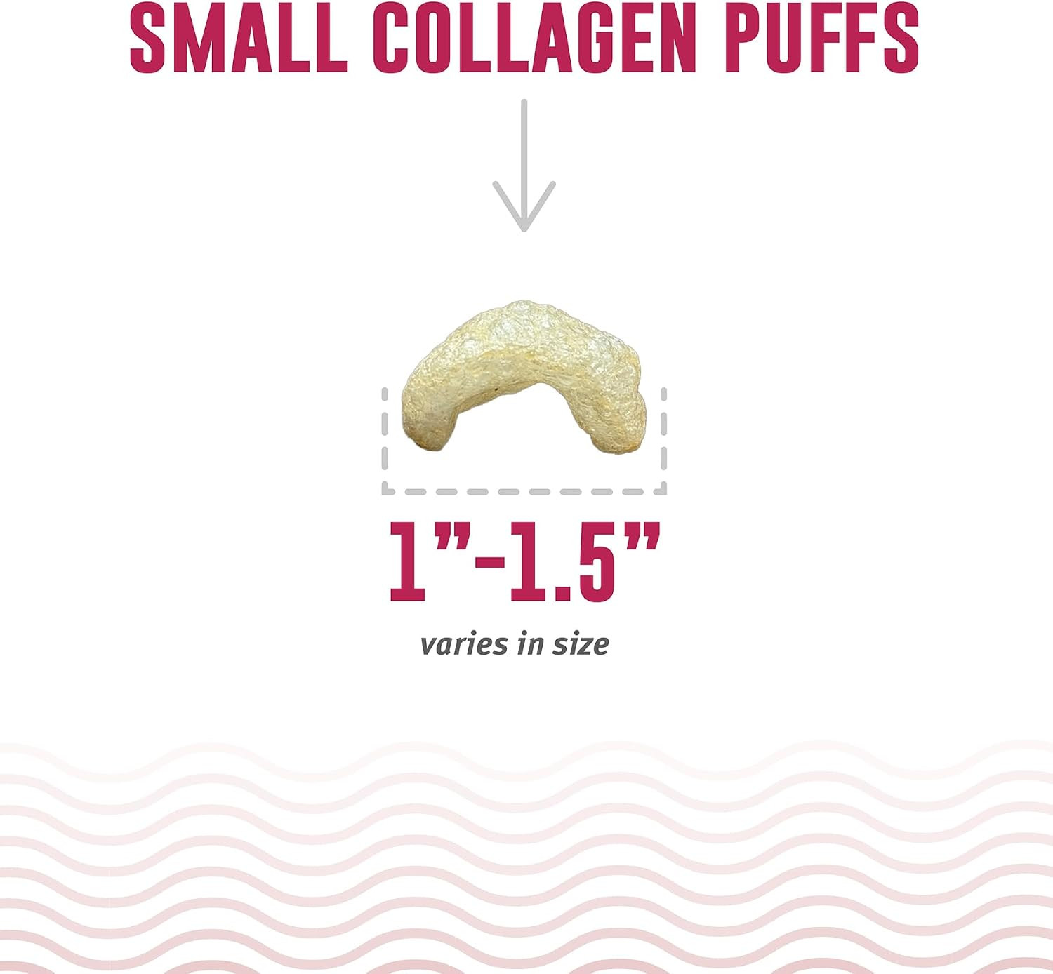 Collagen Puffs: Baked Beef Collagen with Lamb Marrow 1.3Oz – Small Dog Treats, C