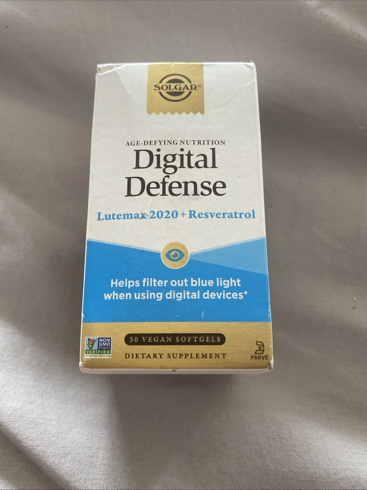 Solgar Digital Defense, Lutemax 2020 + Resveratrol, 30 Vegan Softgels BB 5/2026