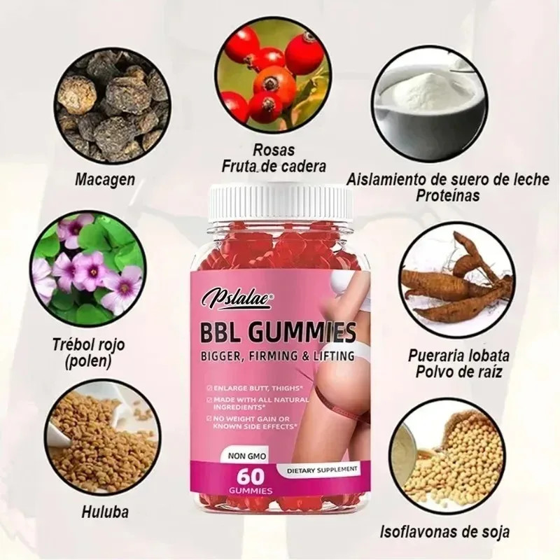 BBL 60pcs, Shape Body, Tighten Buttocks, Prevent Sagging, Increase Sexy Buttocks