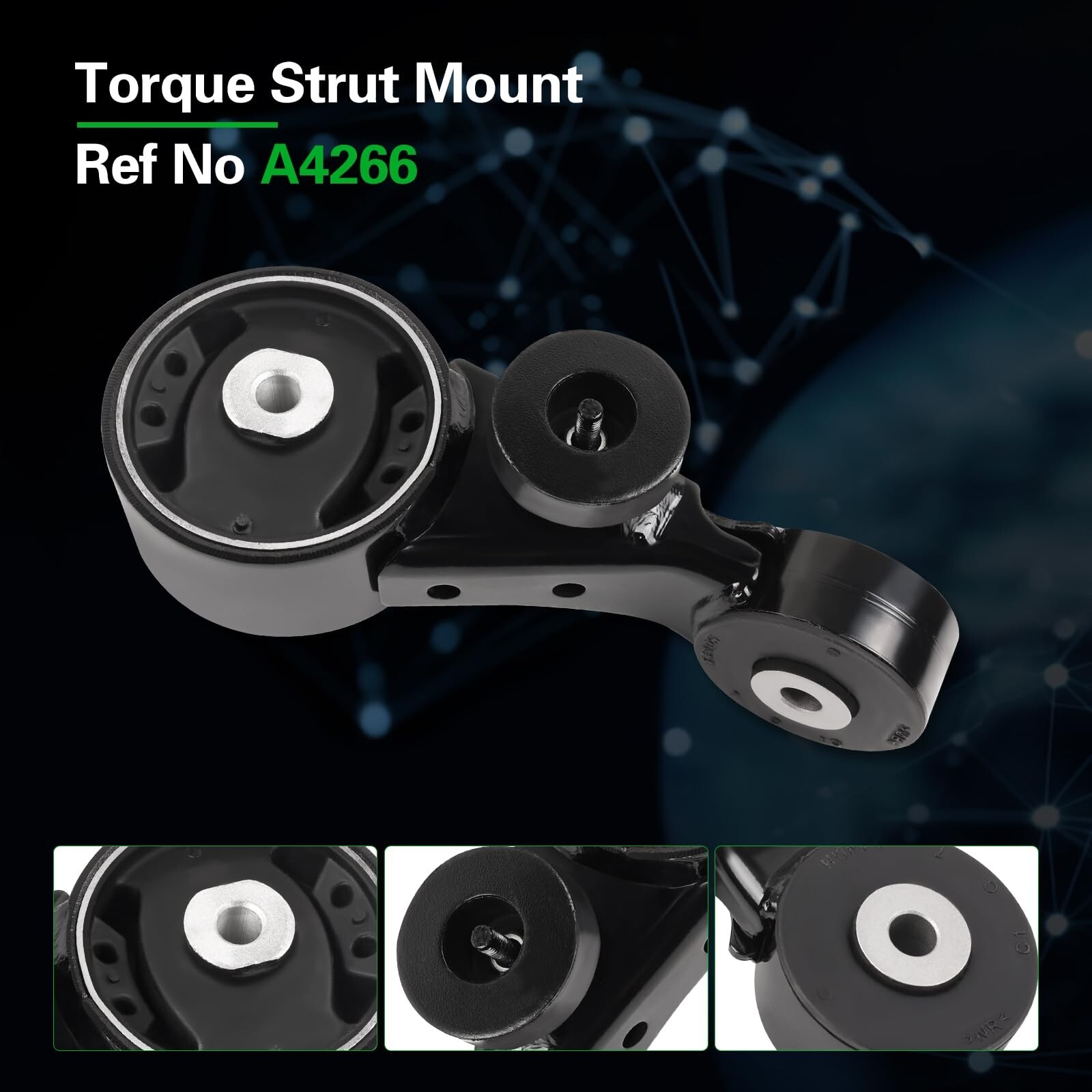 Engine Motor and Transmission Mount Kit Compatible with 2007-2010 Sienna 3.5L…