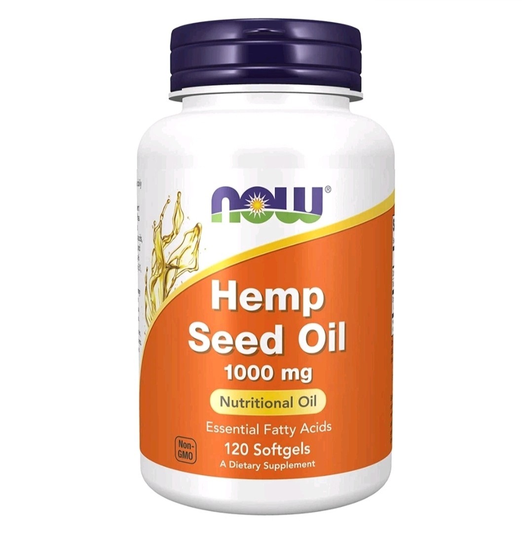 NOW FOODS Hemp Seed Oil 1000 mg 120 Softgels