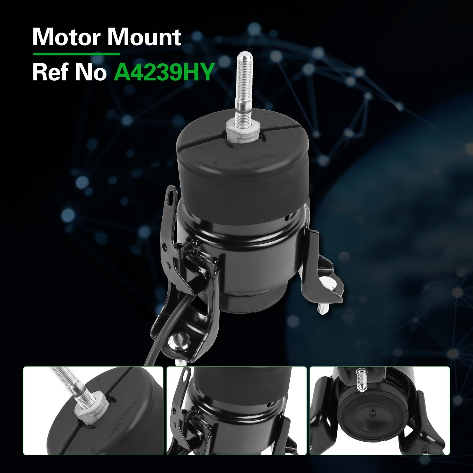 Engine Motor and Transmission Mount Kit Compatible with 2007-2010 Sienna 3.5L…