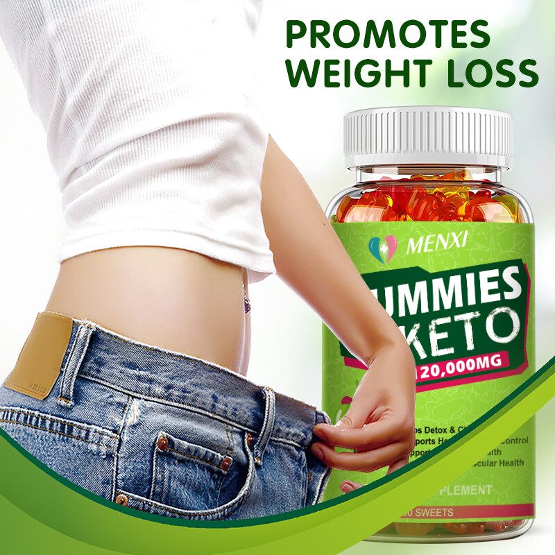 60pcs Keto Gummies Detox Cleanse Weight Loss Control Digestive Health Burn Fat
