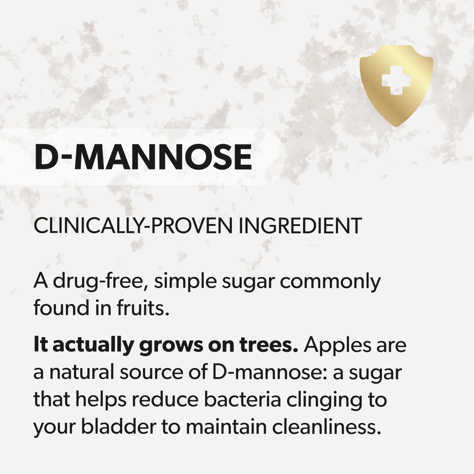 D-Mannose Urinary Tract Health Supplement – Cleanse & Protect, 120 Capsules