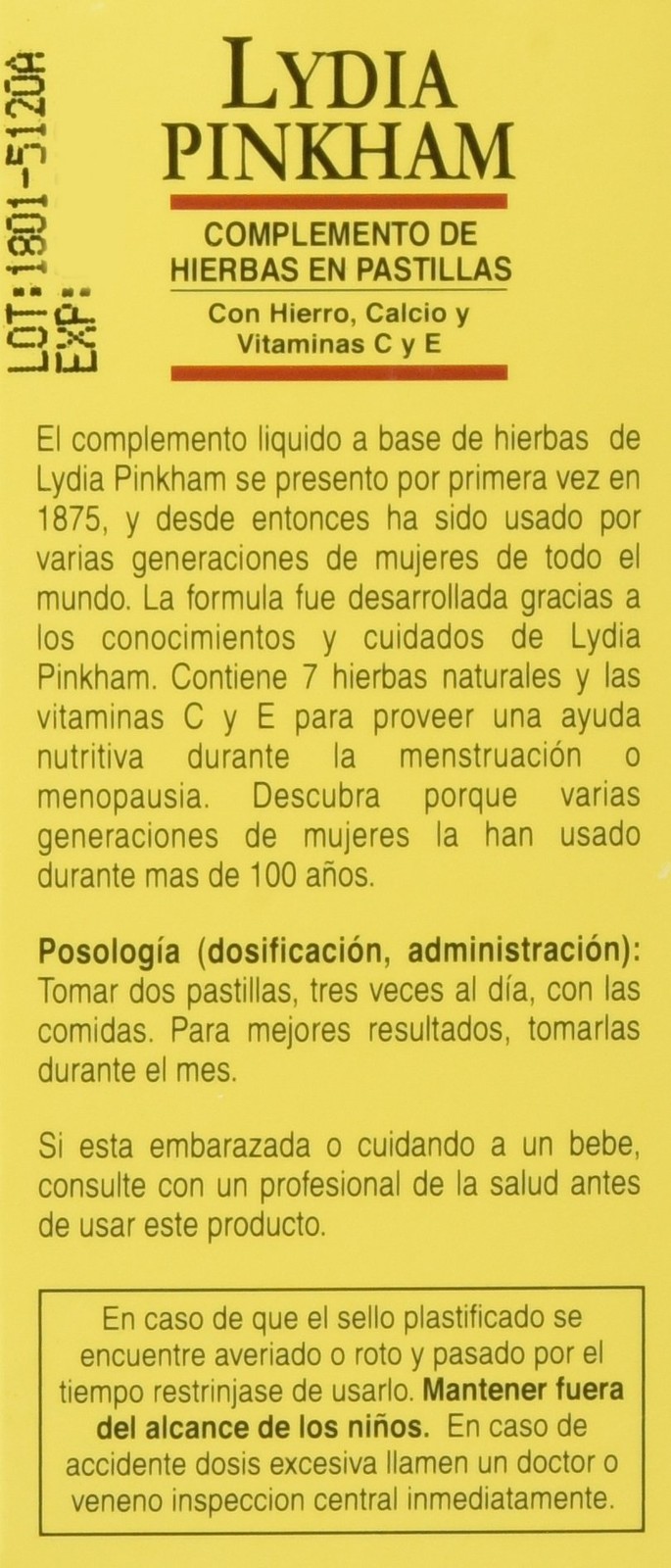 Lydia Pinkham Herbal Supplement Tablets for 150 Count (Pack of 1), White
