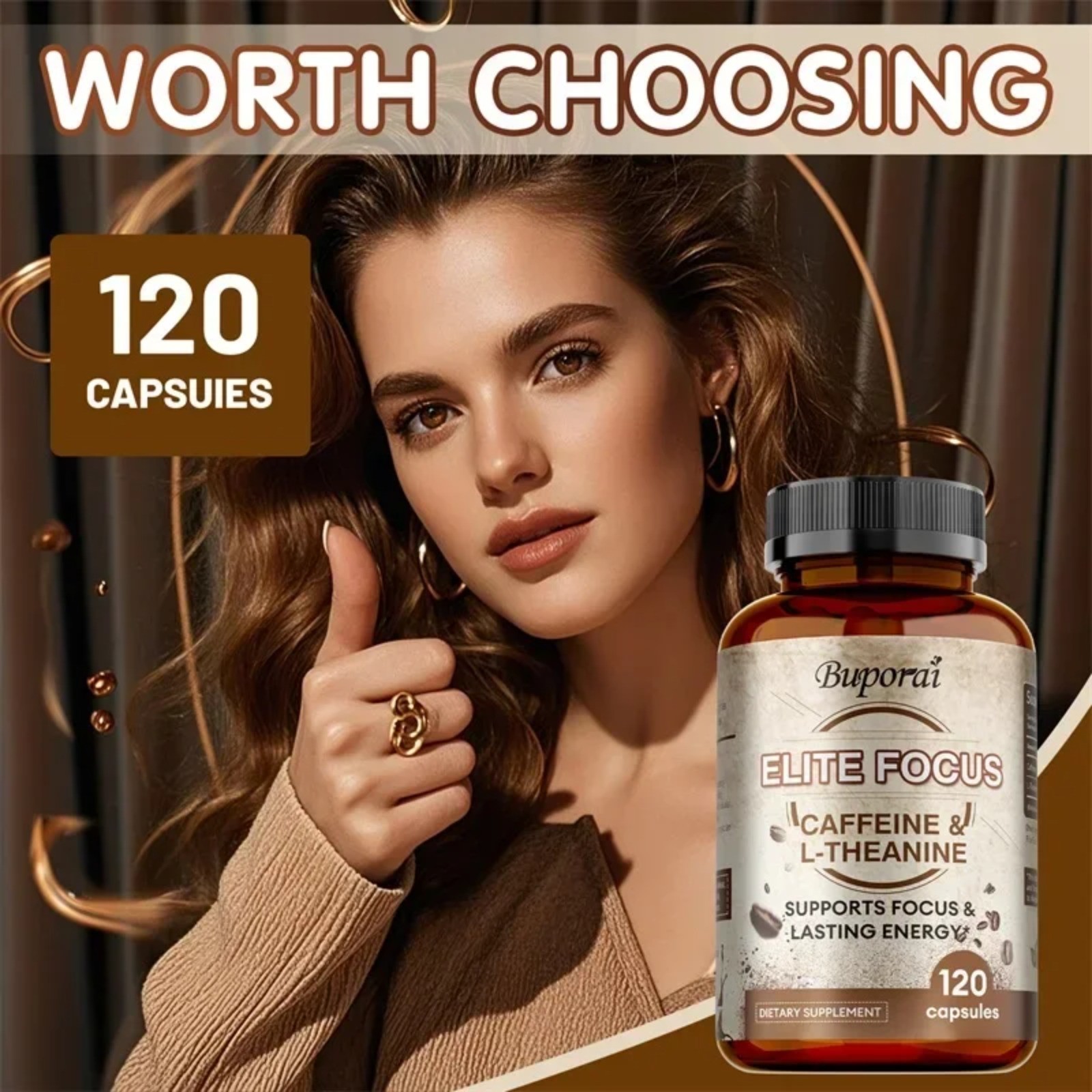 Elite Focus 240pcs – Brain Health, Reduce Fatigue, Enhance Memory and Focus