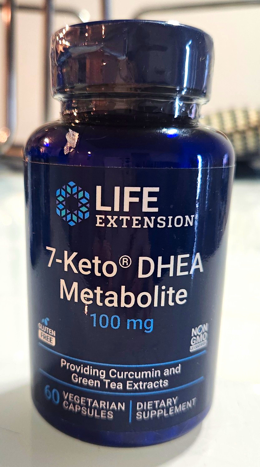 Life Extension 7-Keto DHEA Metabolite 100mg 60 Veg Caps Gluten-Free Non-GMO