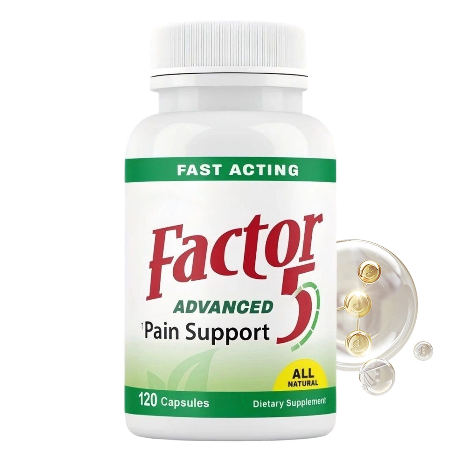 Med Free Living Factor 5 -Natural Joint & Muscle Support Complex – 120 Capsule1
