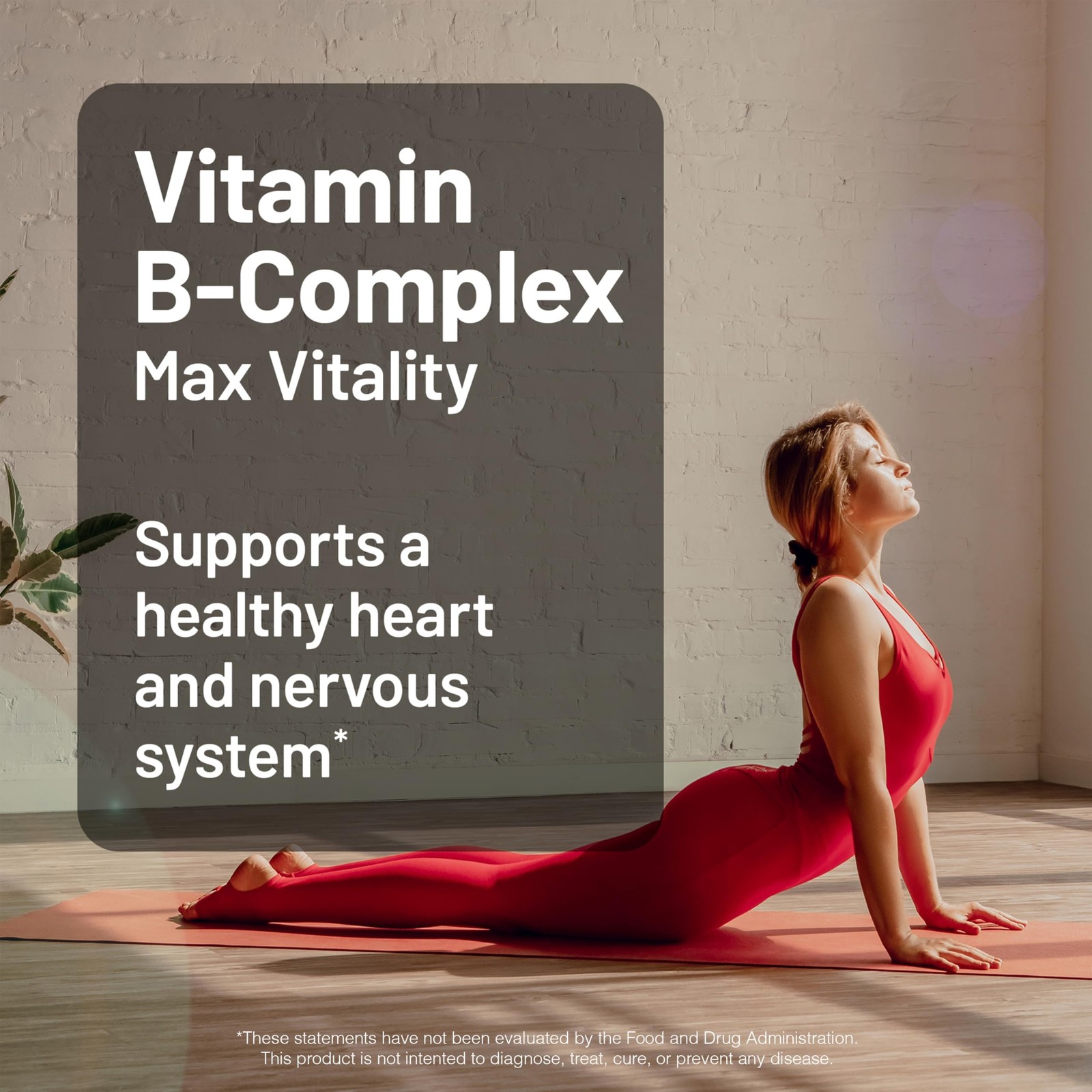 NatureWise Vitamin B Complex for Women and Men – 60 Count (Pack of 1), Red