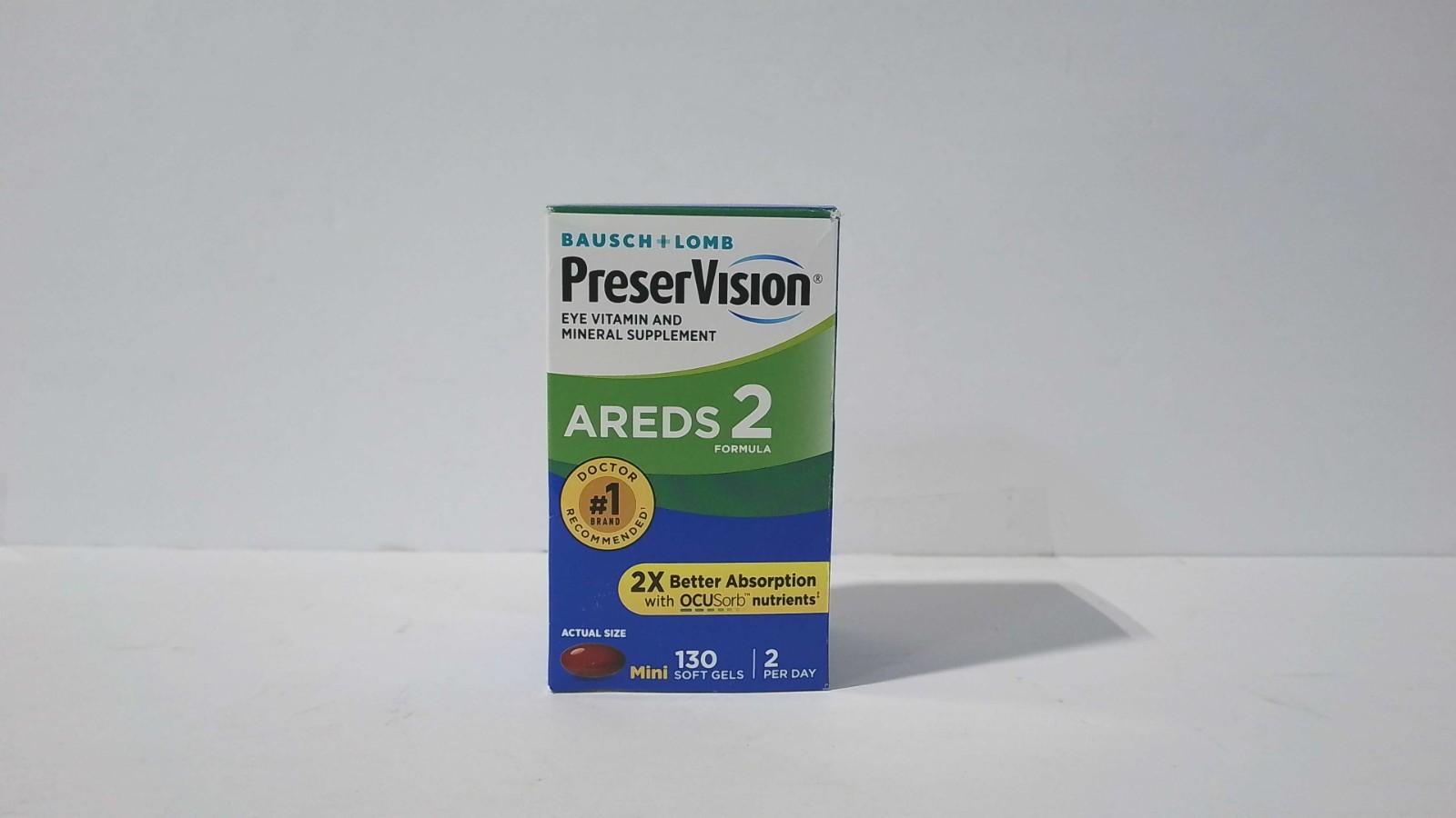 Bausch + Lomb PreserVision AREDS 2 Formula 130 softgels – NEW – EXP 2027