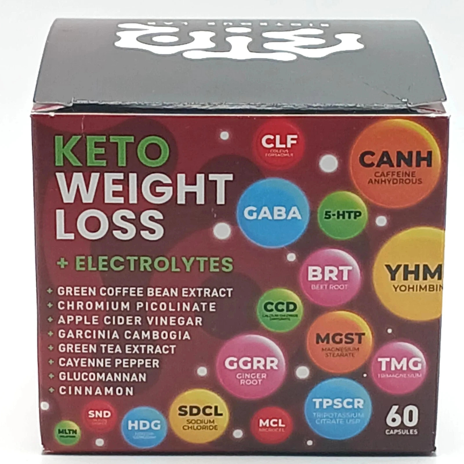 Keto Weight Loss Diet Pills, Natural Appetite Suppressant for Women and Men 60ct