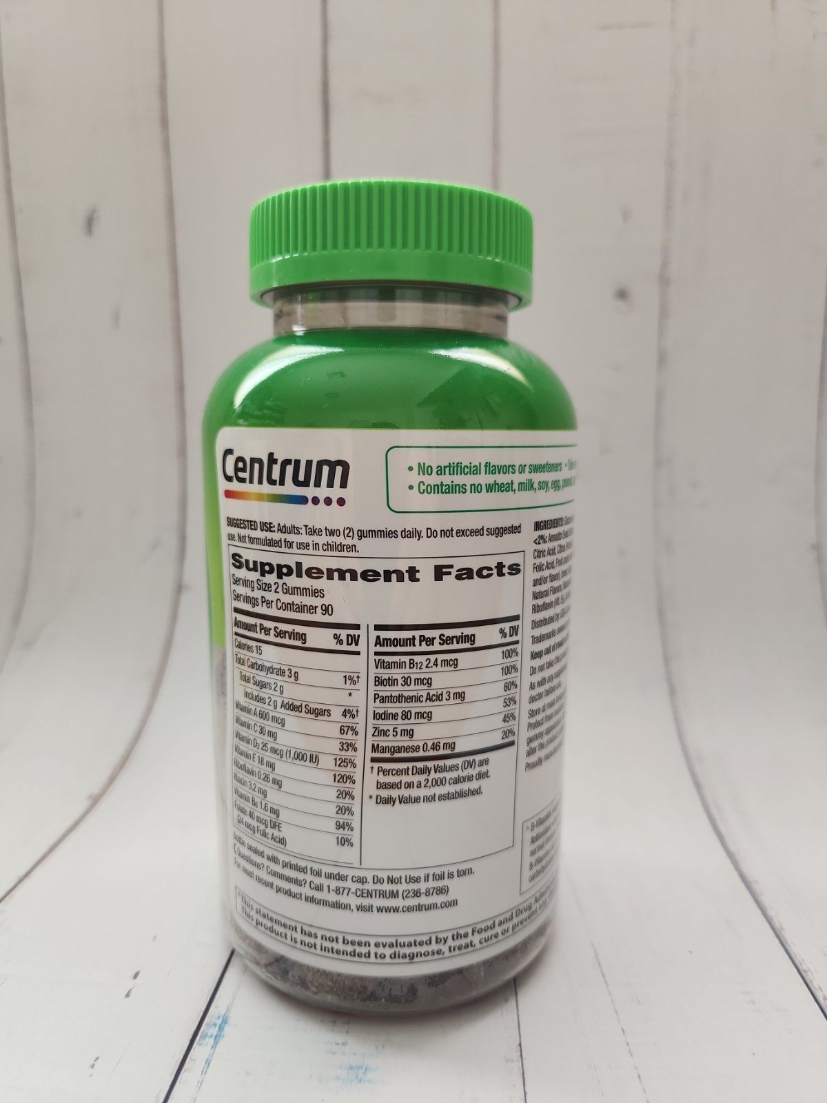 Centrum Adults Multigummies, Fruit Flavors, 180 Gummies, Exp 04-2026