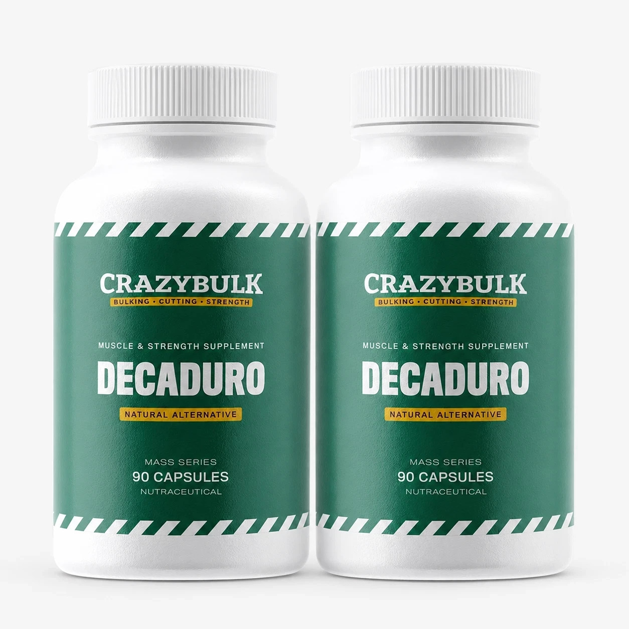 CrazyBulk MUSCLE & STRENGTH Supplement 90 Capsules, Free & Fast Ship – Pack of 2