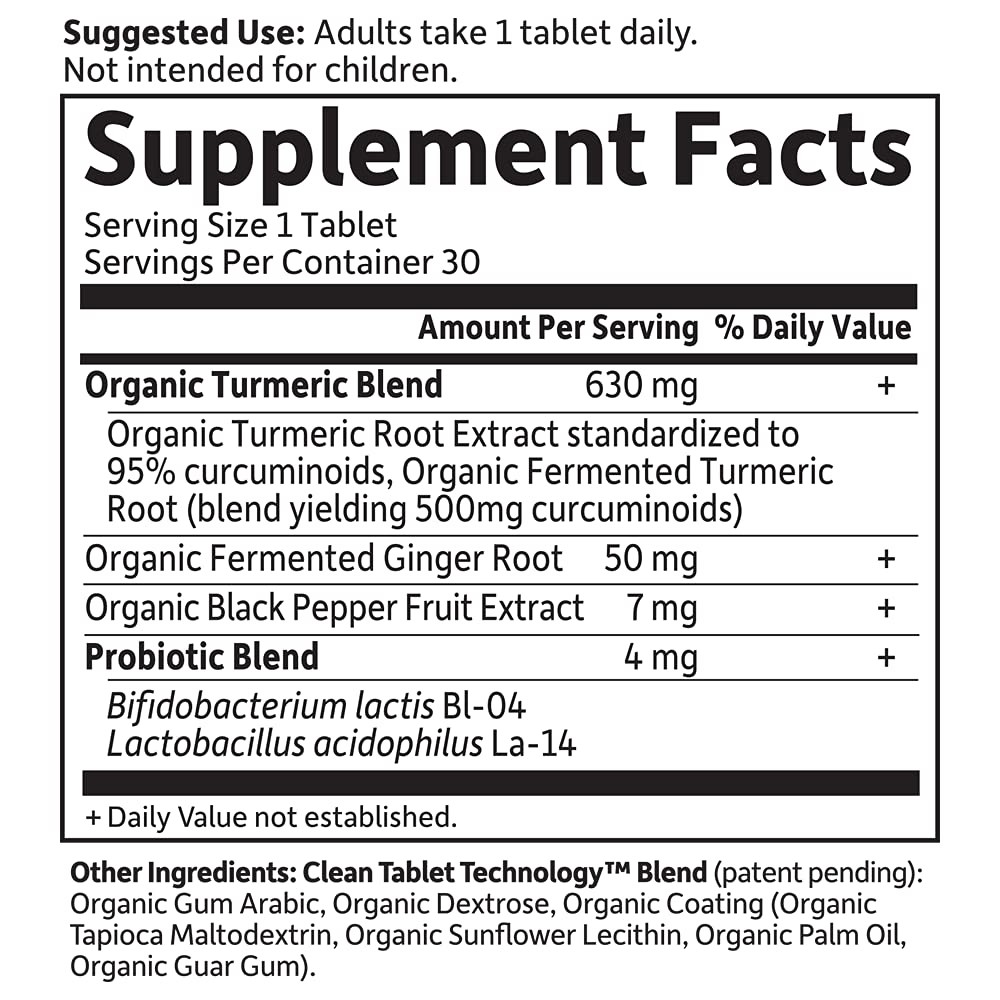 Garden of Life Organics Maximum Strength Turmeric Joints & Mobility Support 3…