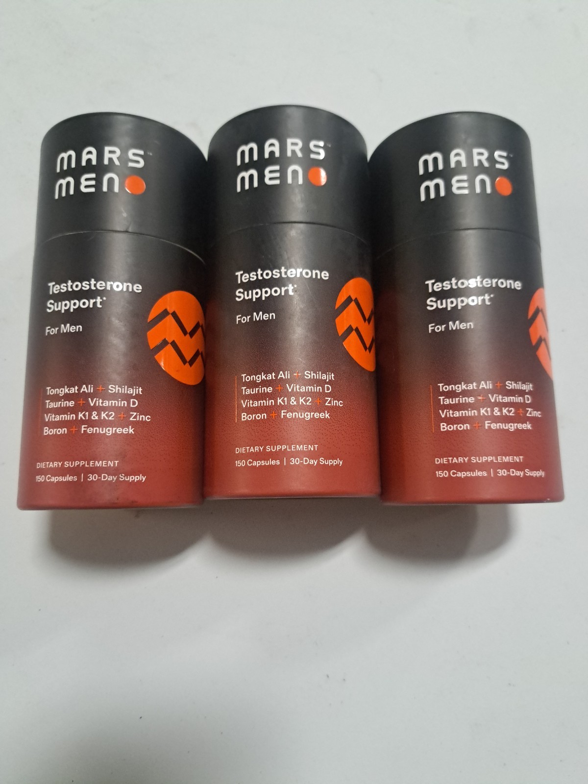 MARS MEN Testosterone Booster Men Natural Supplement 3 Month Supply BB 02/29 NEW