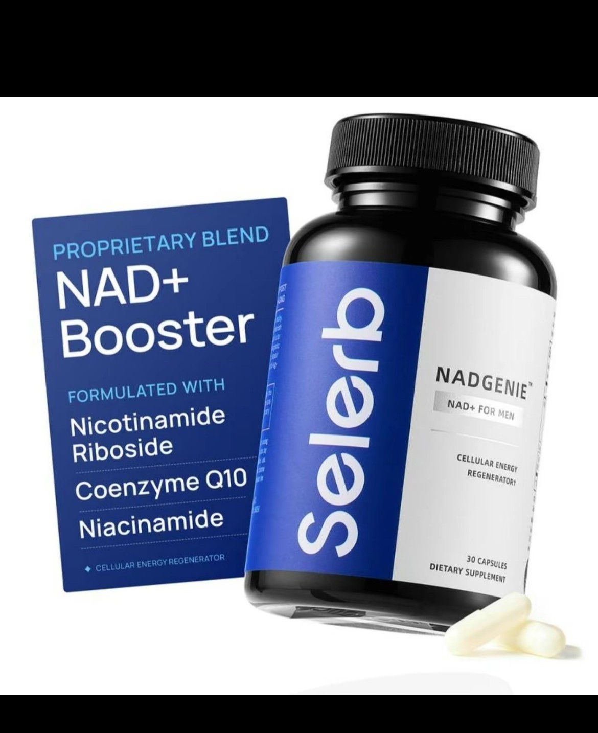 New Version NAD+ for Men – NAD GENIE 30 Capsules**