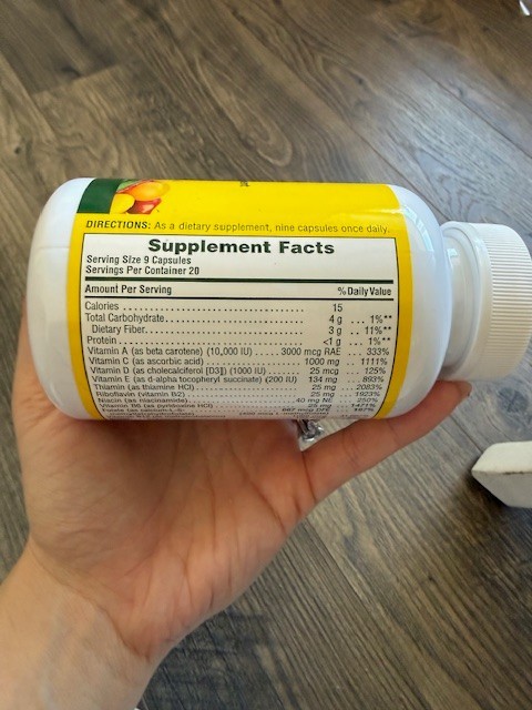 Natures Plus Source of Life – 180 Capsules – Multivitamin & Mineral – Support..