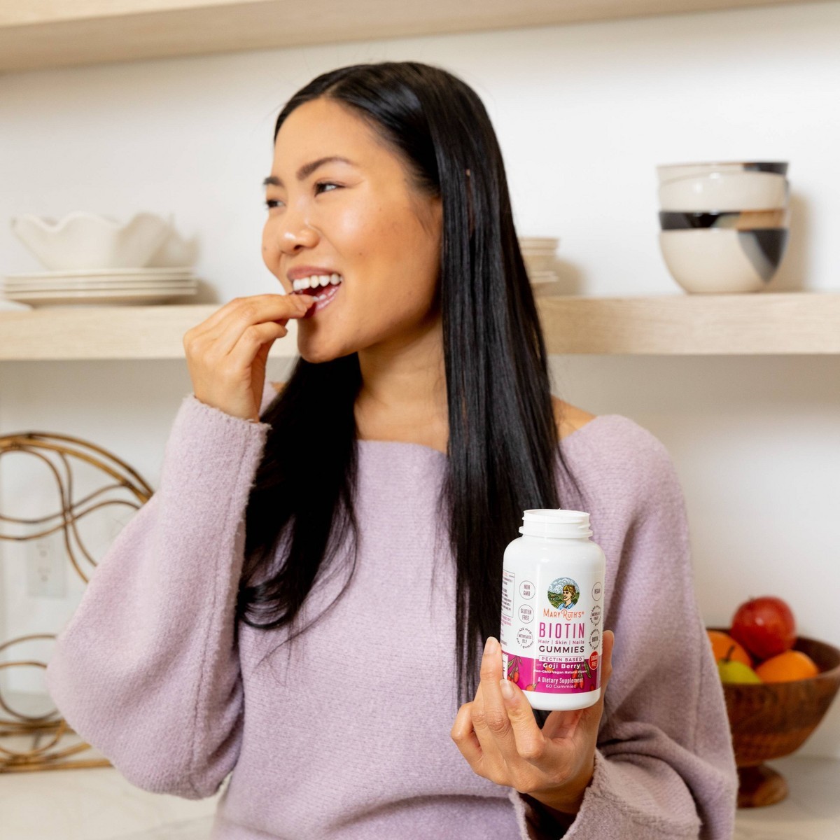 MaryRuth’s Hair, Skin and Nails Biotin Gummies – 60ct