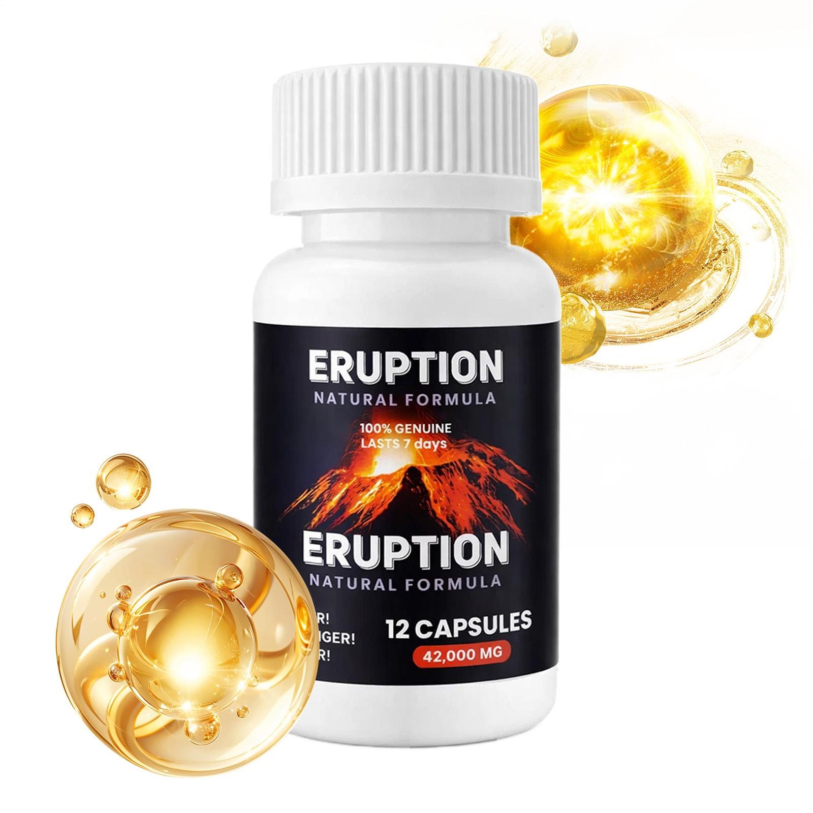 – ERUPTION Male Performance Support – Boost Stamina, Size, Stamina & Vitality