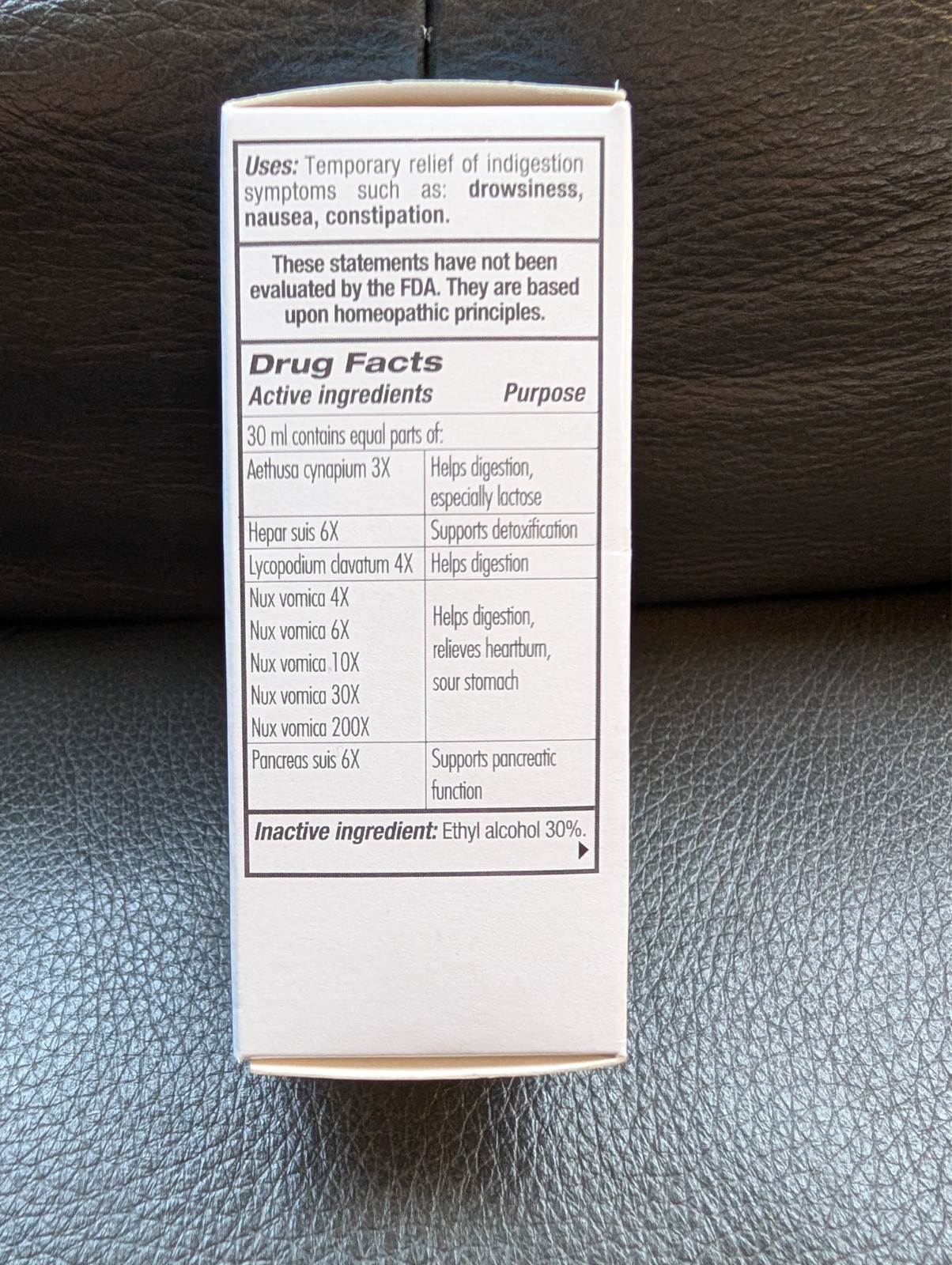 GUNA Digestion Plus Homeopathic Digestive Remedy Helps Digestion & Heartburn 1oz