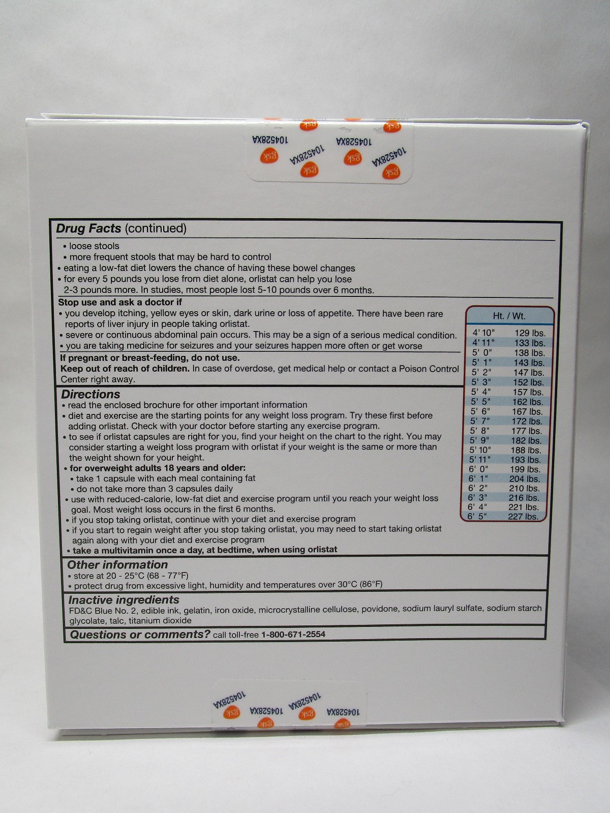 Alli-Orlistat 60mg Weight Loss Aid 60 Capsules Starter Pack Exp 4/27 New/Sealed