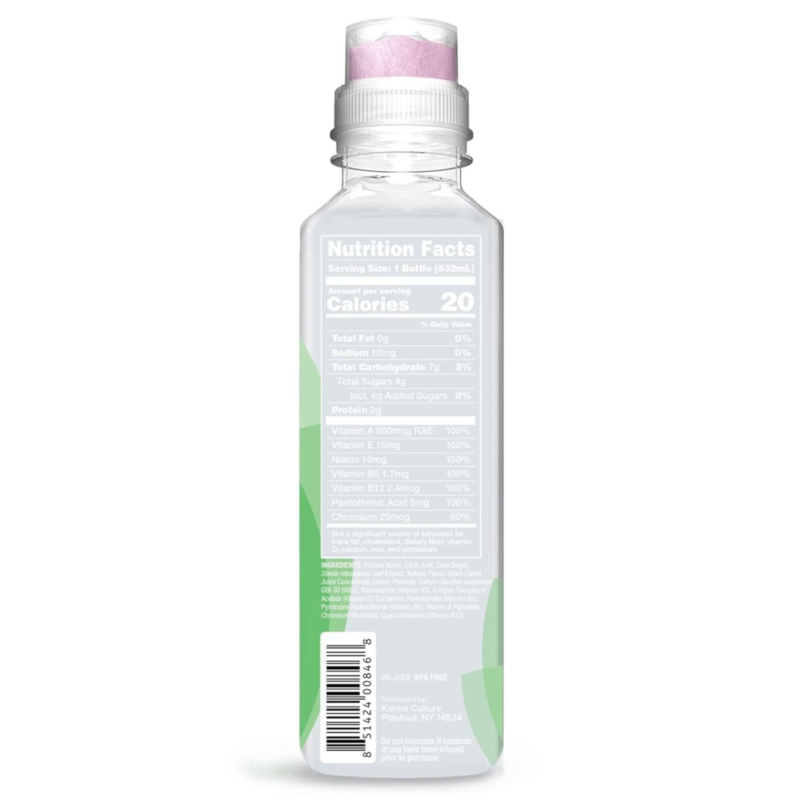 Karma Water Variety Pack – 4‑Flavor Sampler or 12‑Bottle Pack – Probiotic Drinks