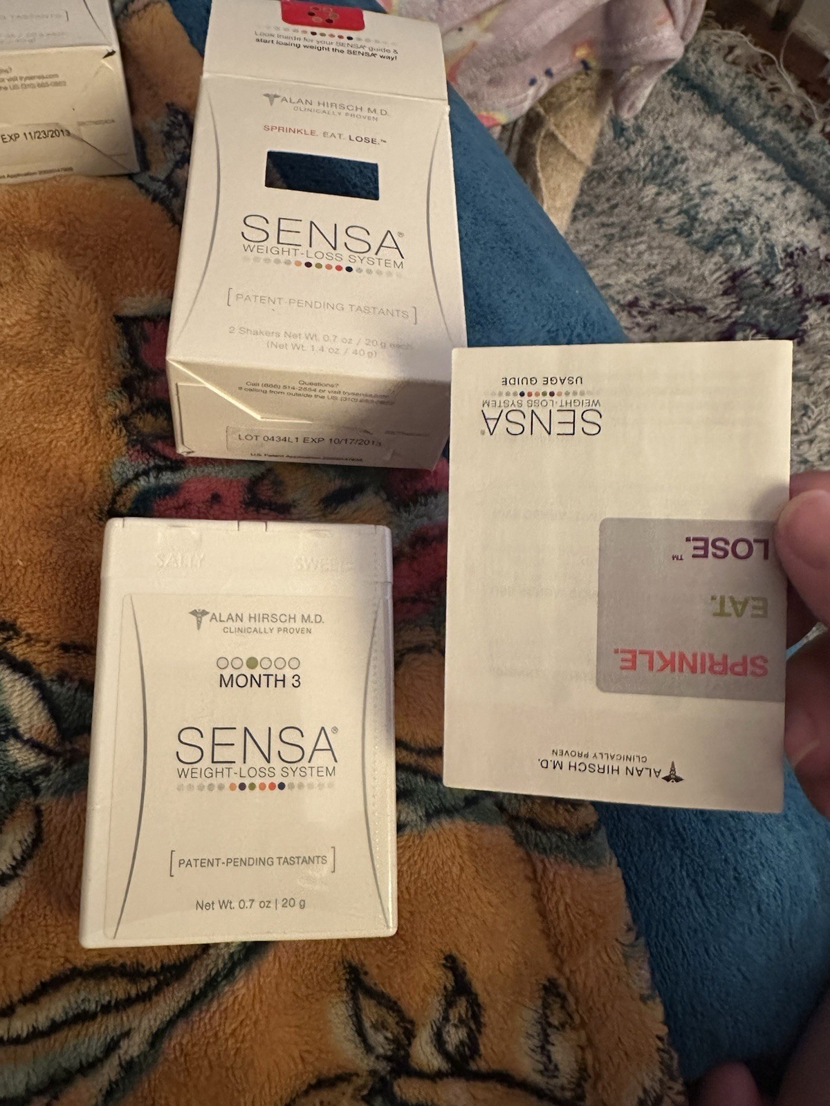 Sensa Weight Loss Supplement Powder Month 3 0.7 oz (20 g) Box + Pouches