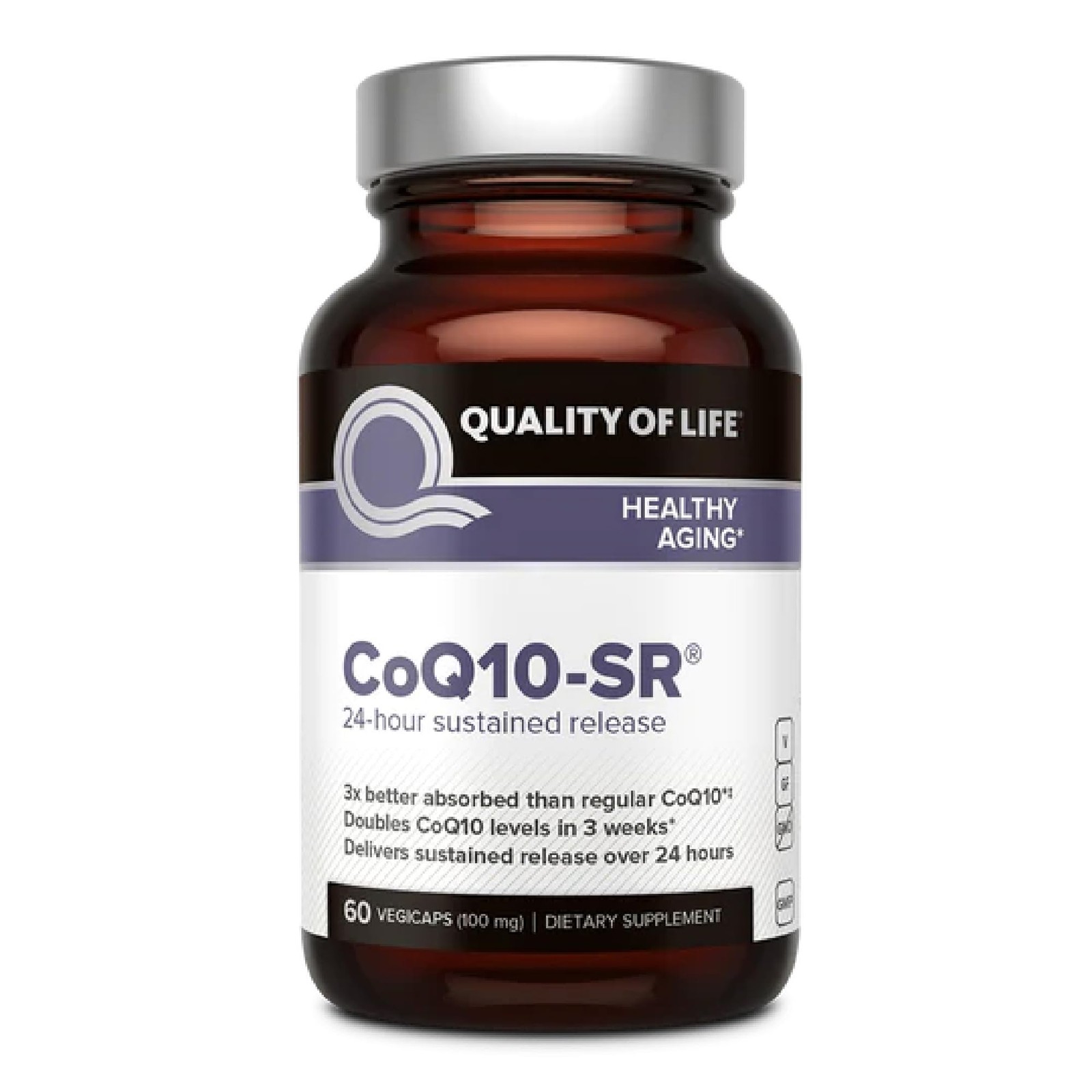 Quality of Life Powerful CoQ10 Sustained Released MicroActive Supplement for