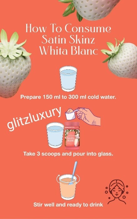 Satin skinz Whita Blanc 800g 3 free sachet. 5x more brightening 💯 AUTHENTIC