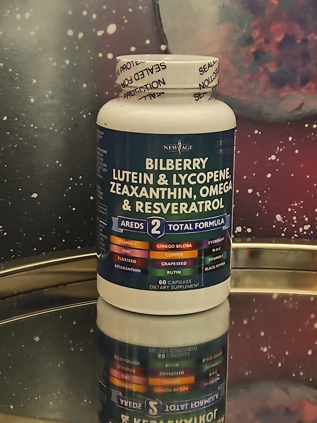 Bilberry Eye👁Health Vitamins 6000mg Lutein&Zeaxanthin 40mg Lycopene👁exp 7/26