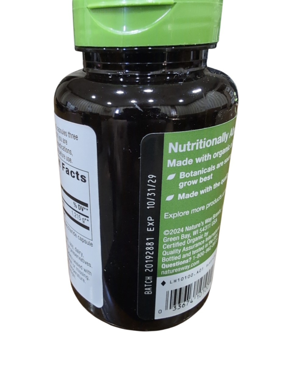 Nature’s Way Alfalfa 100 vegan Capsules Exp 10/29