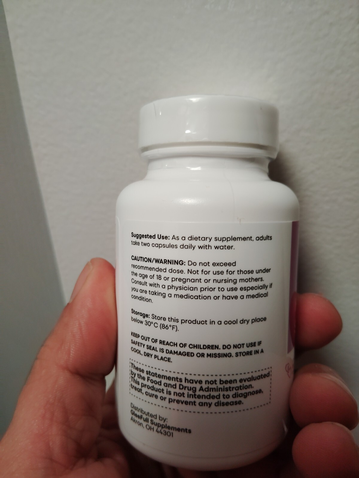 GleeFull Over 30 HORMONE SUPPORT Menopause Supplement for Women Hot Flash Relief