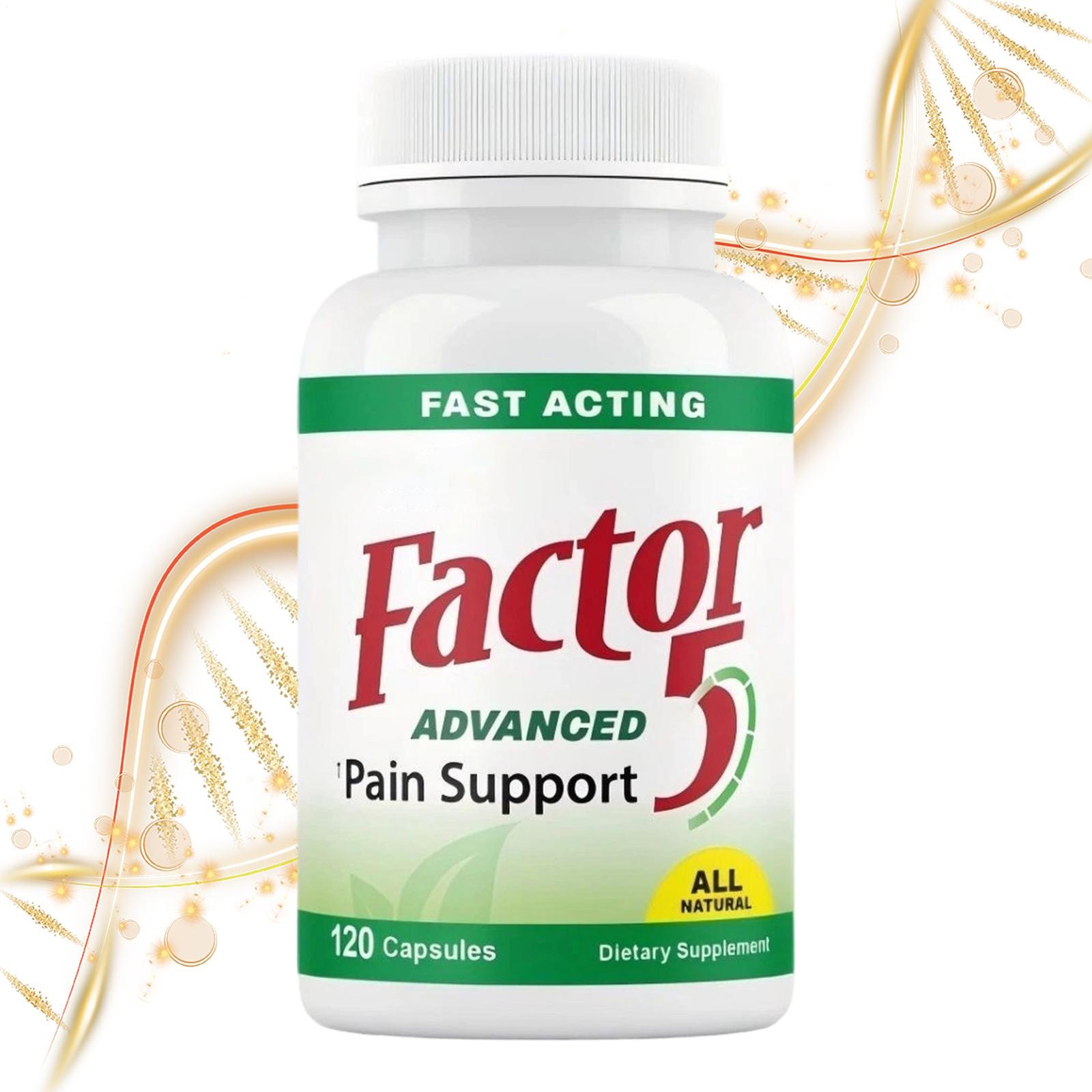 Med Free Living Factor 5 -Natural Joint & Muscle Support Complex – 120 Capsule1