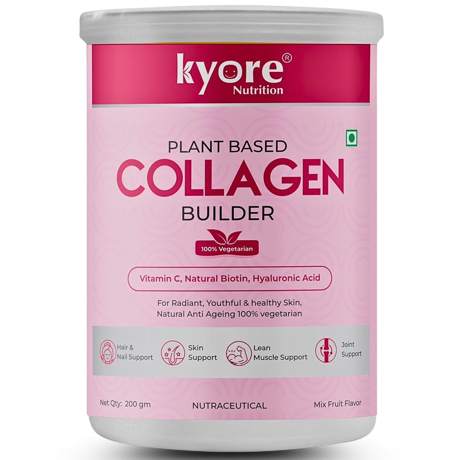 5 Pack K.yore Plant Collagen Powder Sea Buckthorn 200g