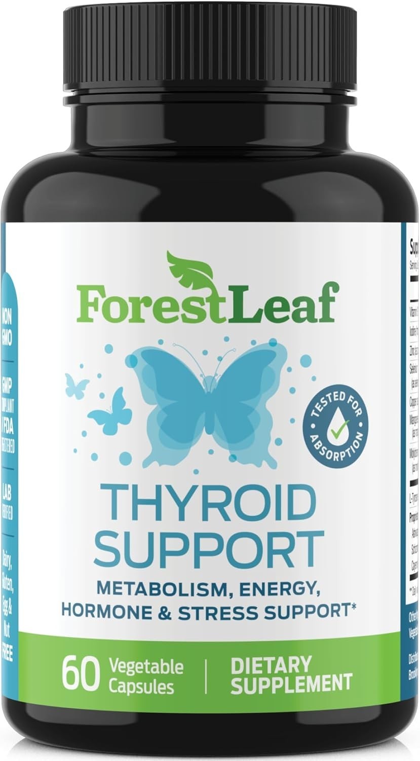 Thyroid Support for Women and Men with Iodine – Energy, Focus & Power Thyroid Su