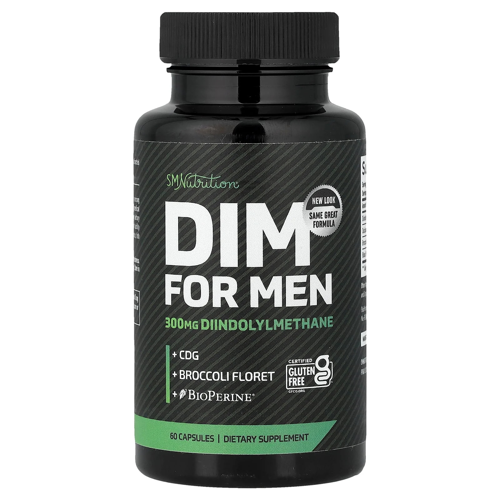 2 X SMNutrition, DIM For Men, 60 Capsules