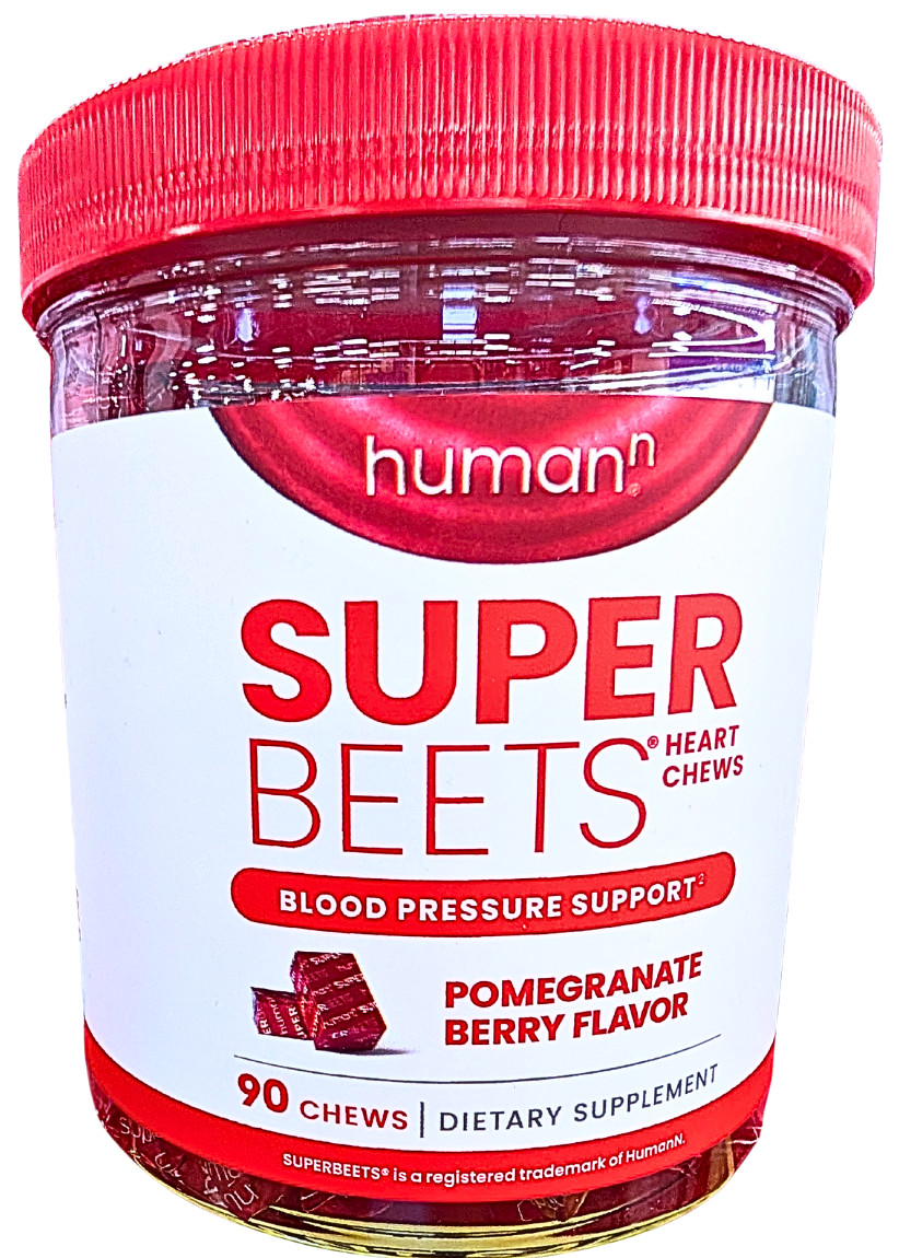 HumanN SuperBeets Heart Chews Pomegranate Berry 90 Count EXP 09/2026