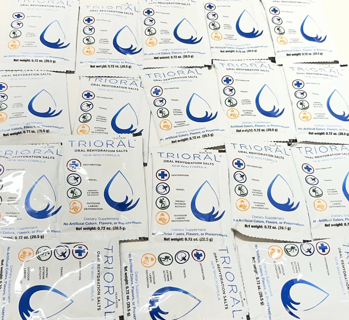 36 PACK Rehydration Electrolyte Powder Hydration Supplement Salts BB12/28 0.7OZ