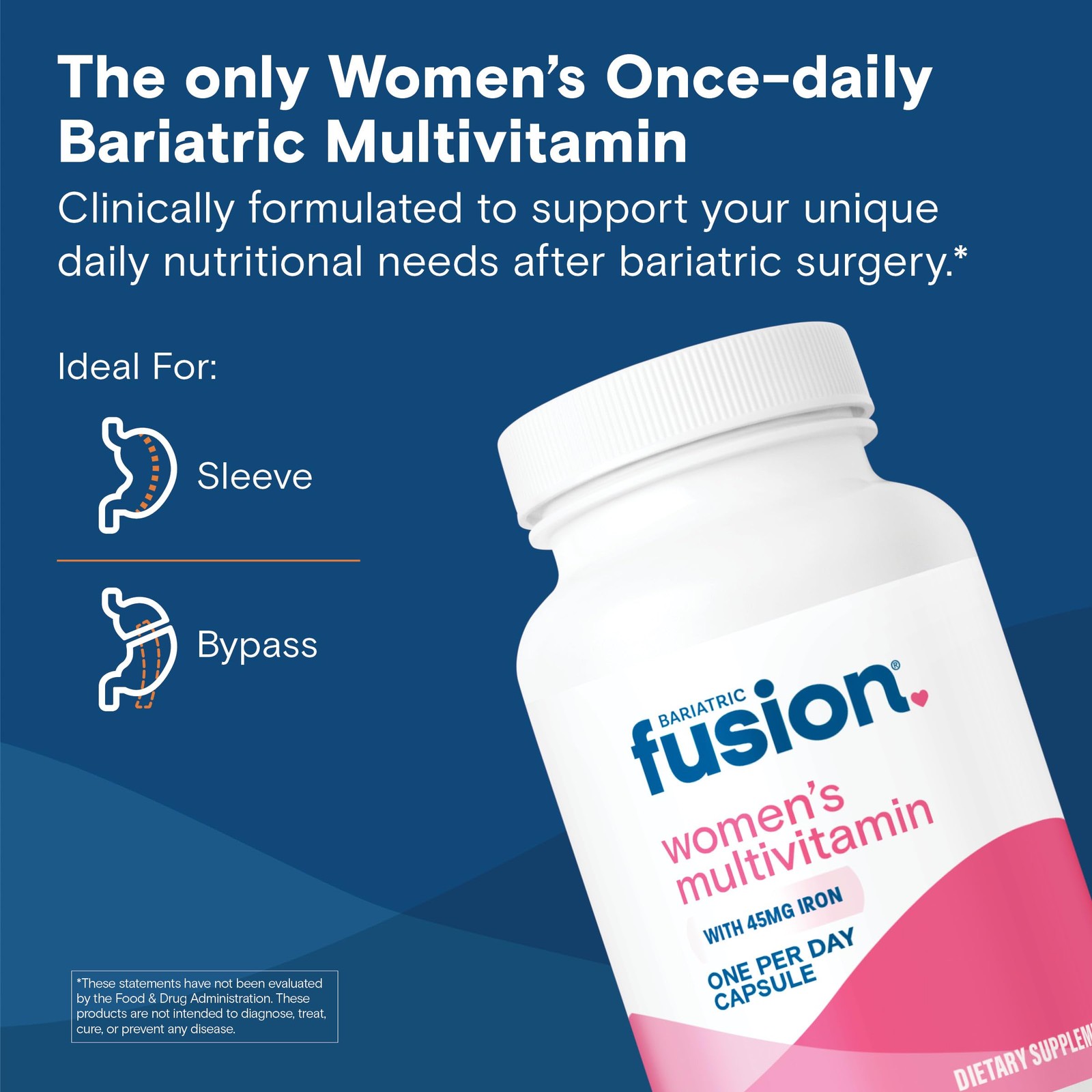 Bariatric Fusion One Per Day Multivitamin with 30 Count (Pack of 1)