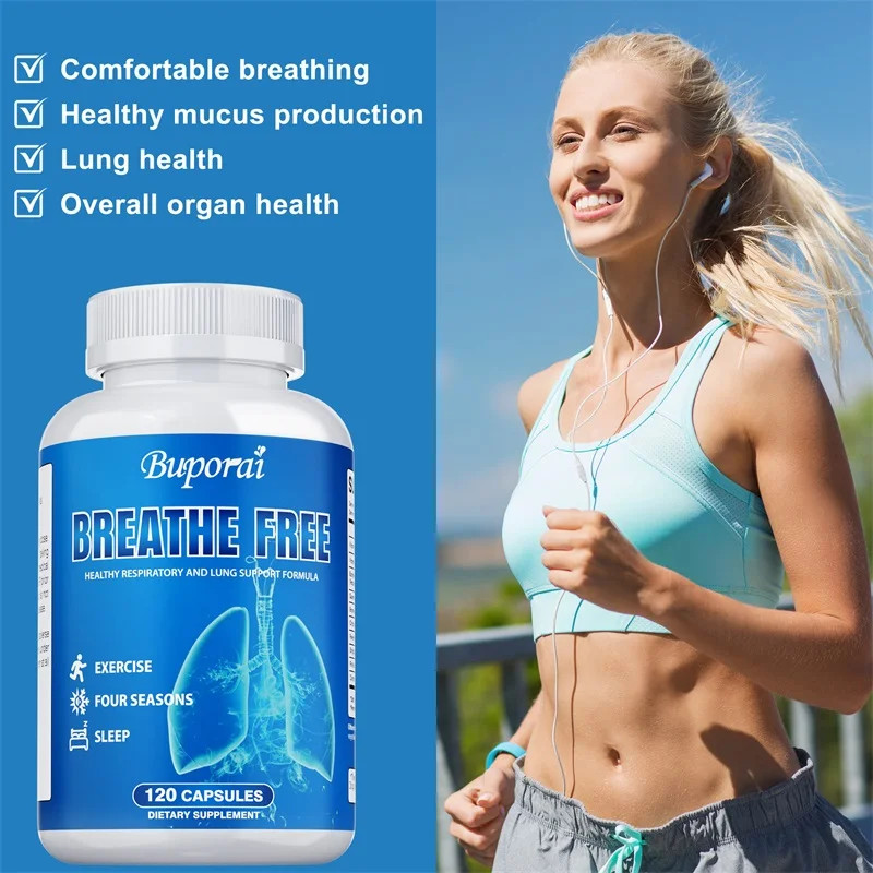 Breathe Free 120pcs – Lung Function & Respiratory Health, Improves Hypoxia