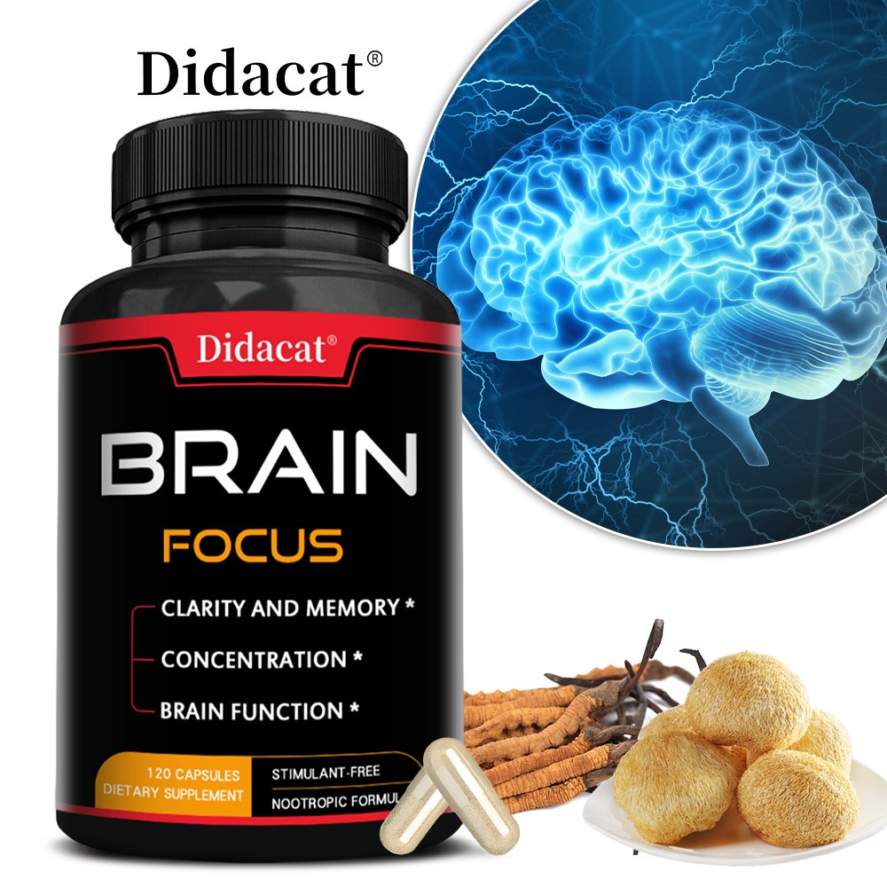 Brain Health Capsules Enhance Brain Function Improve Memory Attention 120 Caps