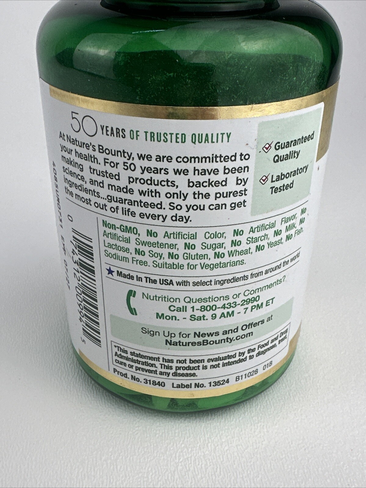 2 Pack- NATURES BOUNTY Zinc 50mg 250 Tablets