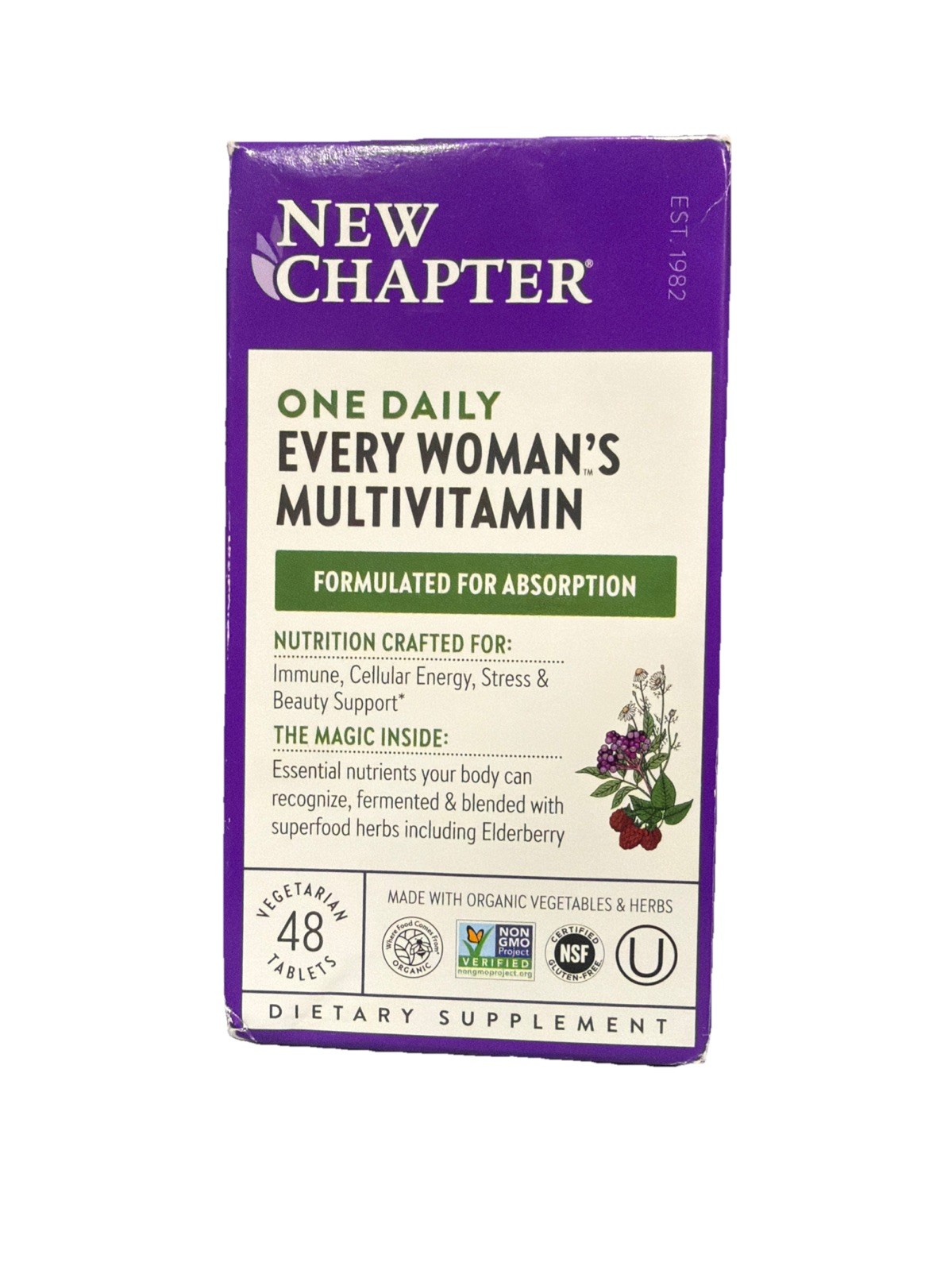 New Chapter Every Woman’s One Daily Every Woman’s Multivitamin 48 Tablets