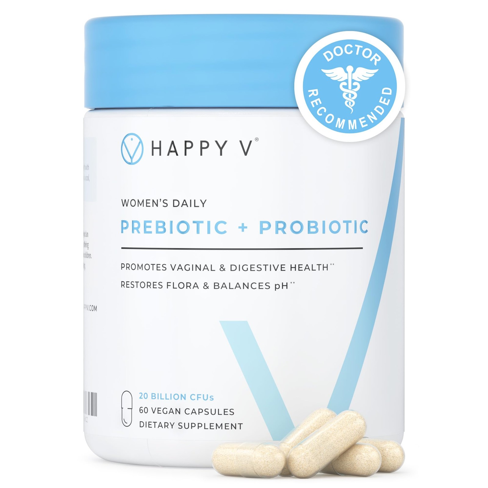 Vaginal Probiotics Womens Daily Probiotic Odor & Itch Support pH Balance