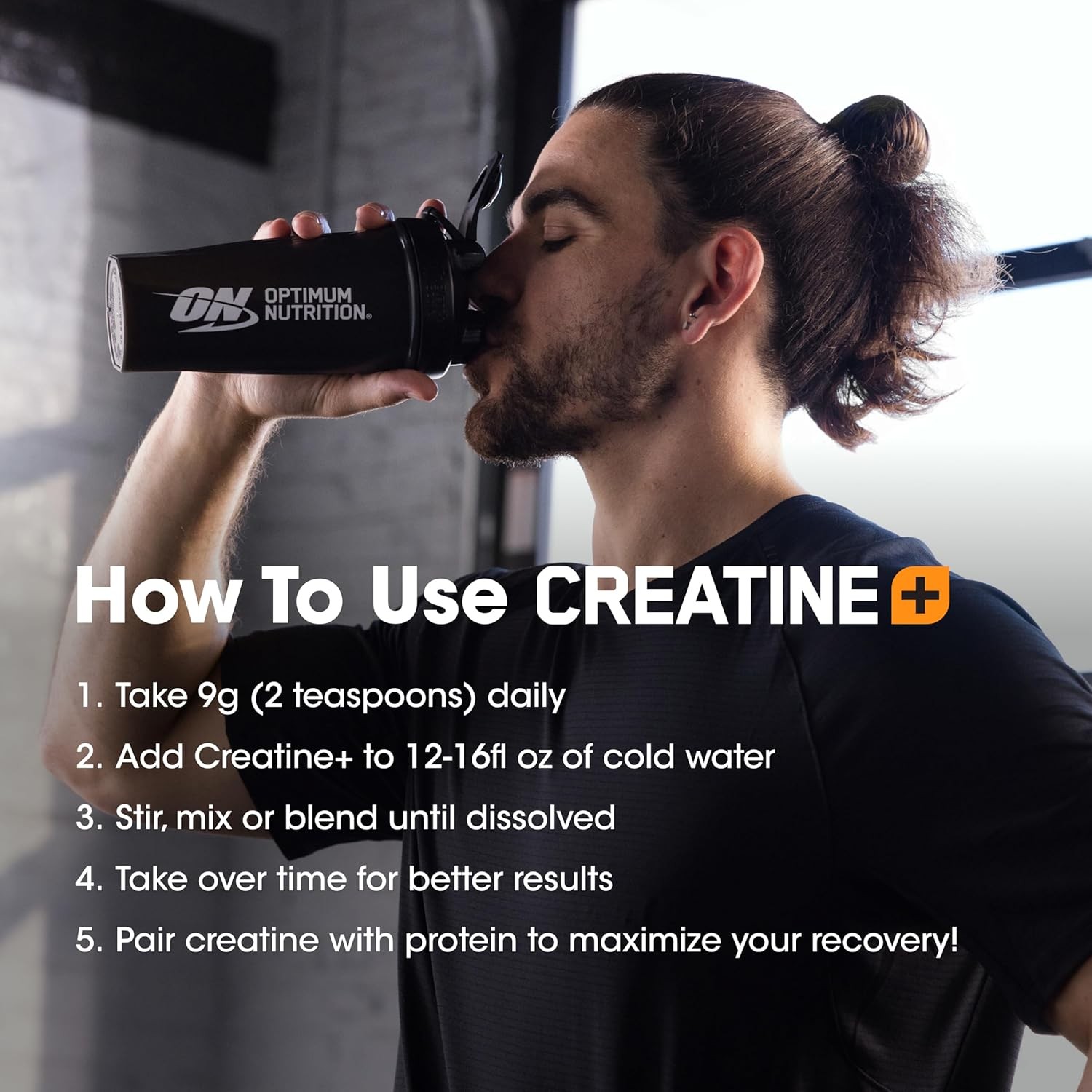 Optimum Nutrition Creatine [+] Powder | 5g Creatine, Electrolytes & Vitamins B,C